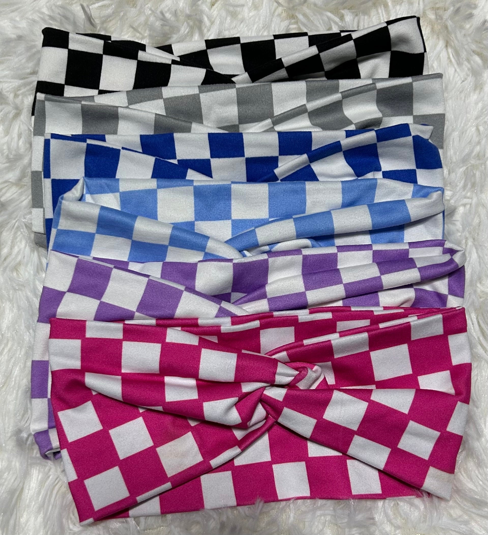 Headbands ~ Bows, Checker Print,  Plaid, Polka Dots