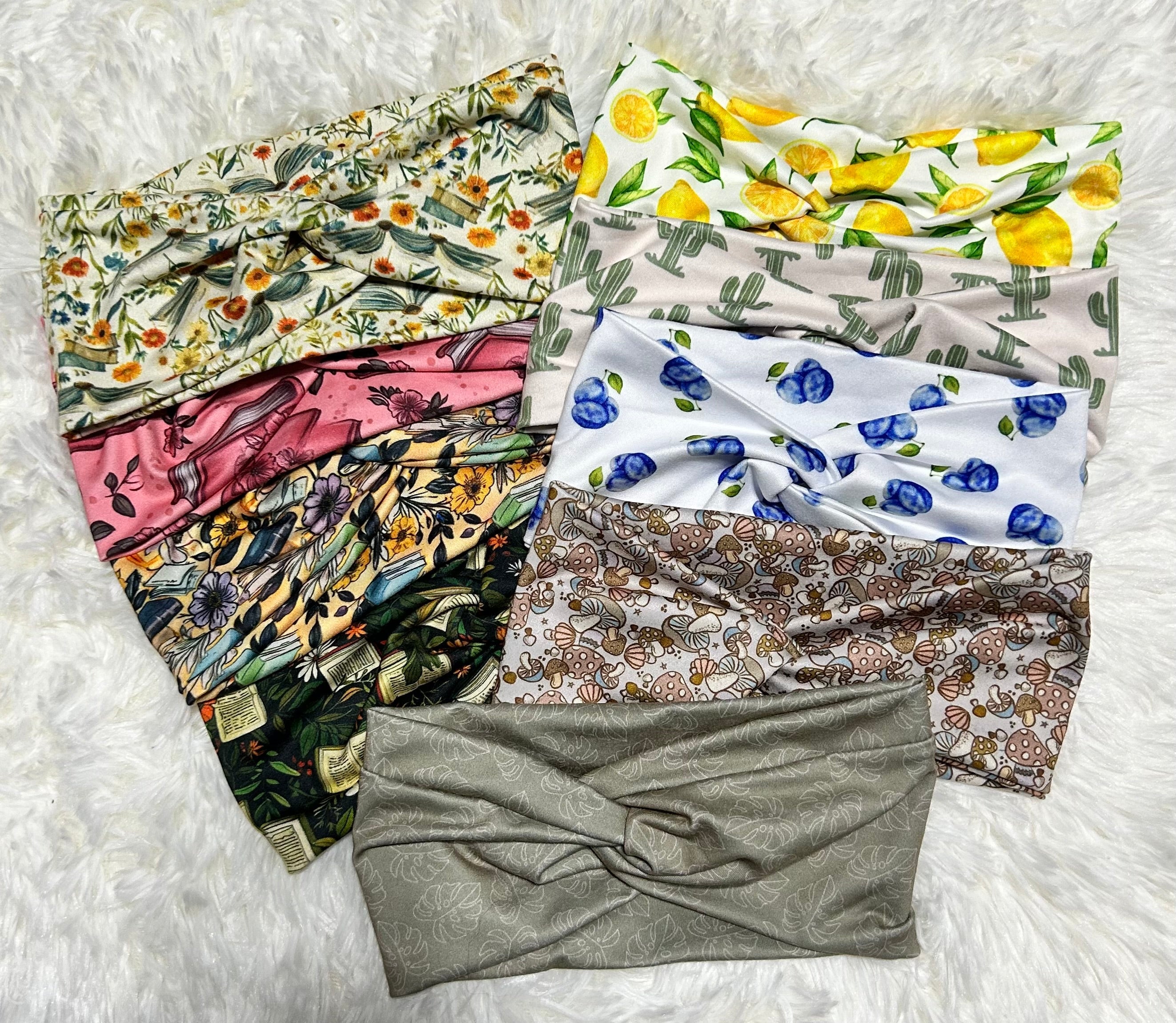 Headbands ~ Books, Food, Hobbies, Plants