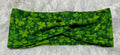 Green with Shamrocks Headband