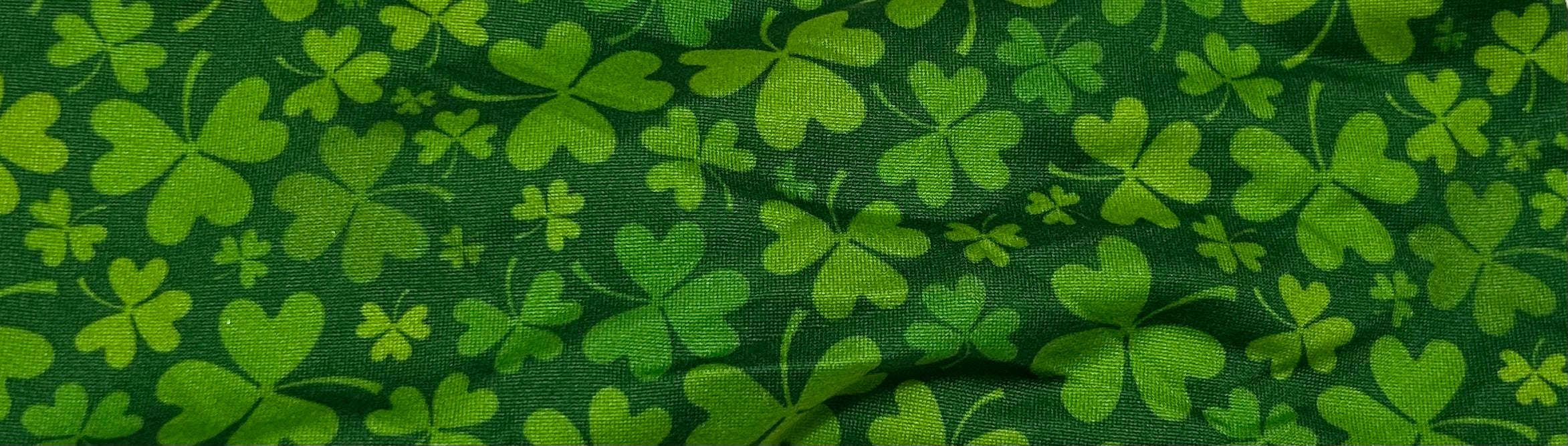 Green with Shamrocks Headband