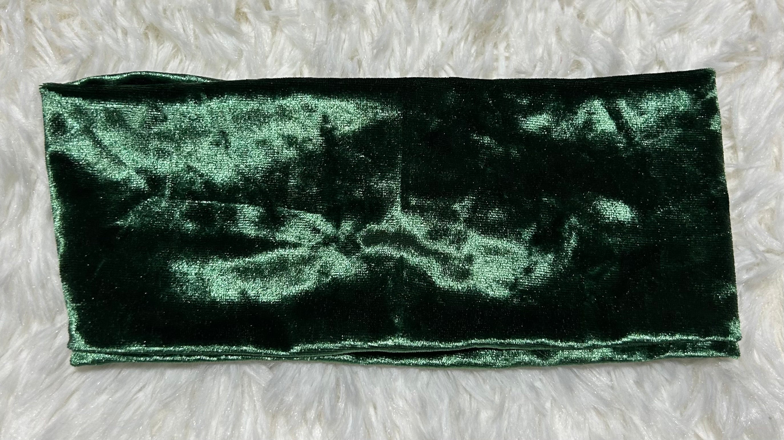 Green Velvet Headband