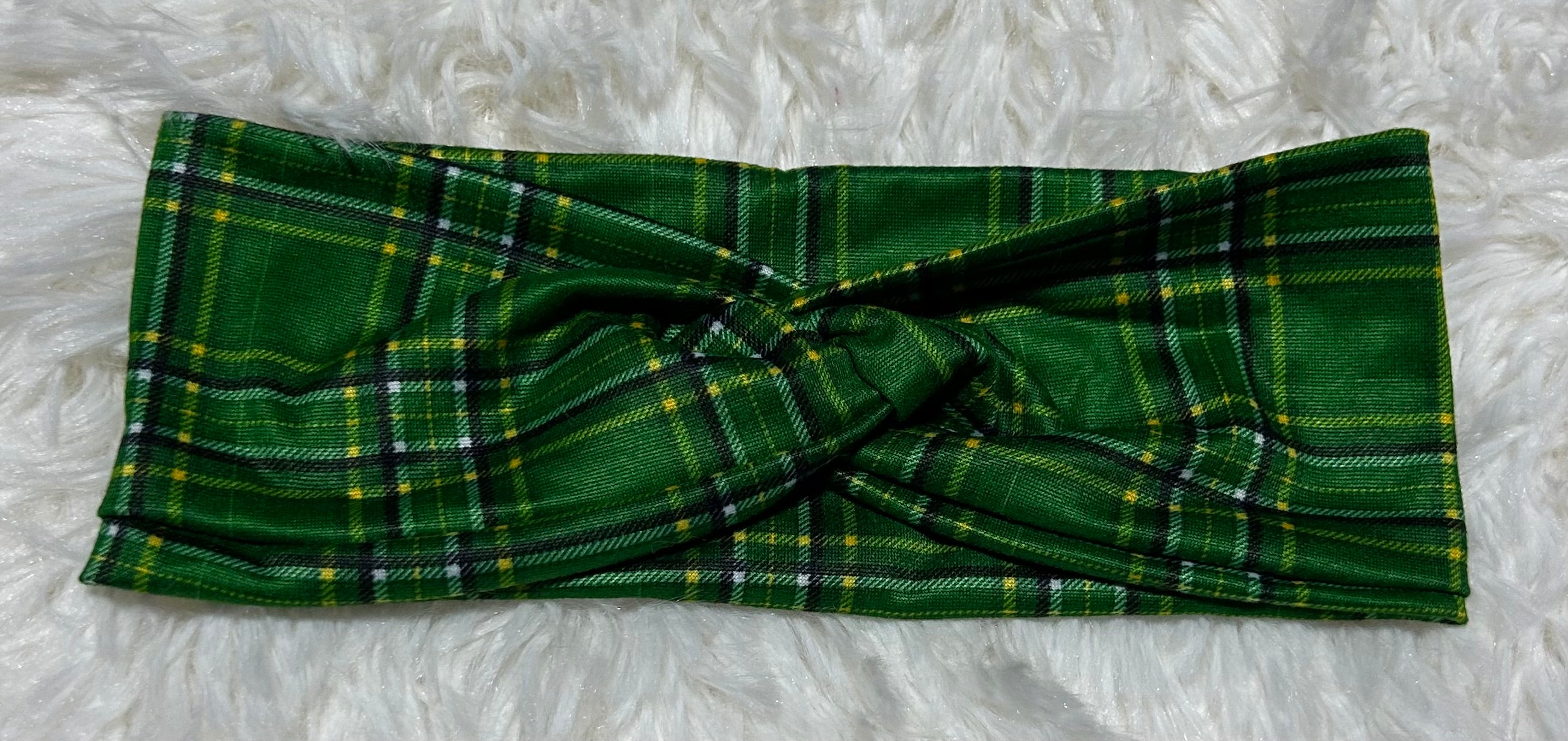 Irish Plaid Headband