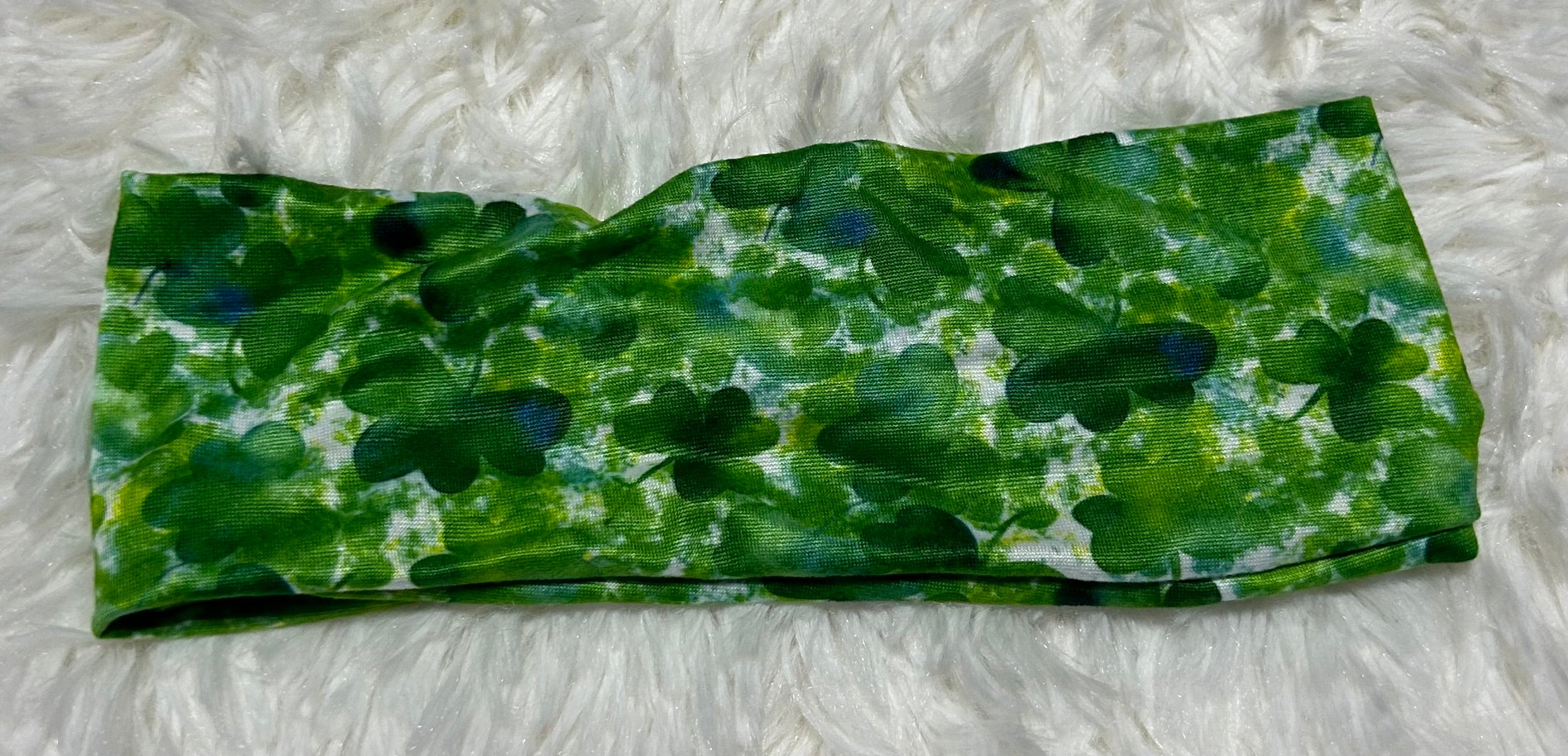 Watercolor Shamrocks Headband