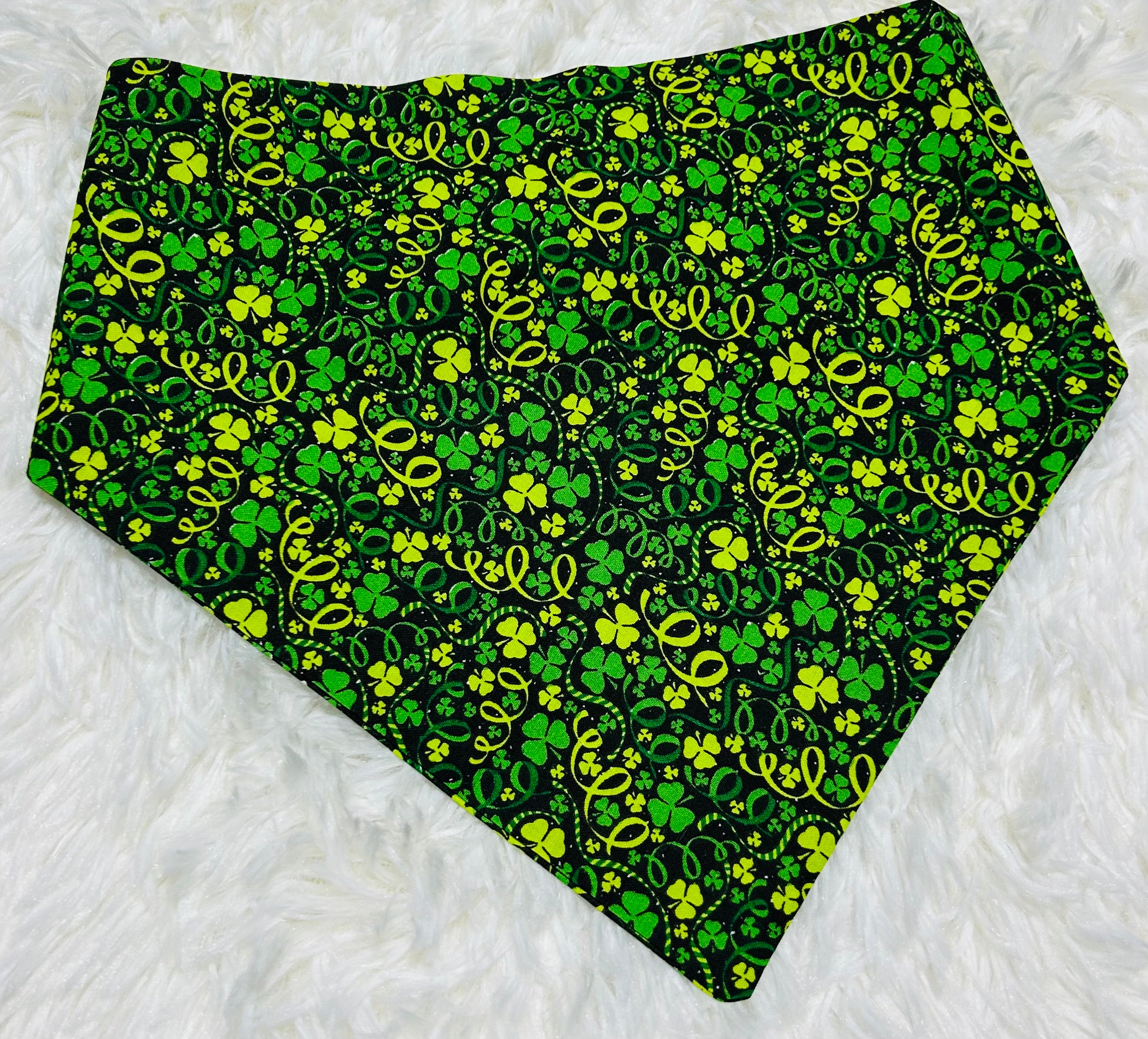 Shamrock Celebration Scrunchie Pet Bandana