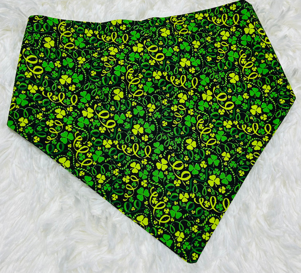 Shamrock Celebration Scrunchie Pet Bandana