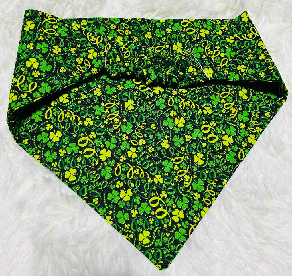 Shamrock Celebration Scrunchie Pet Bandana