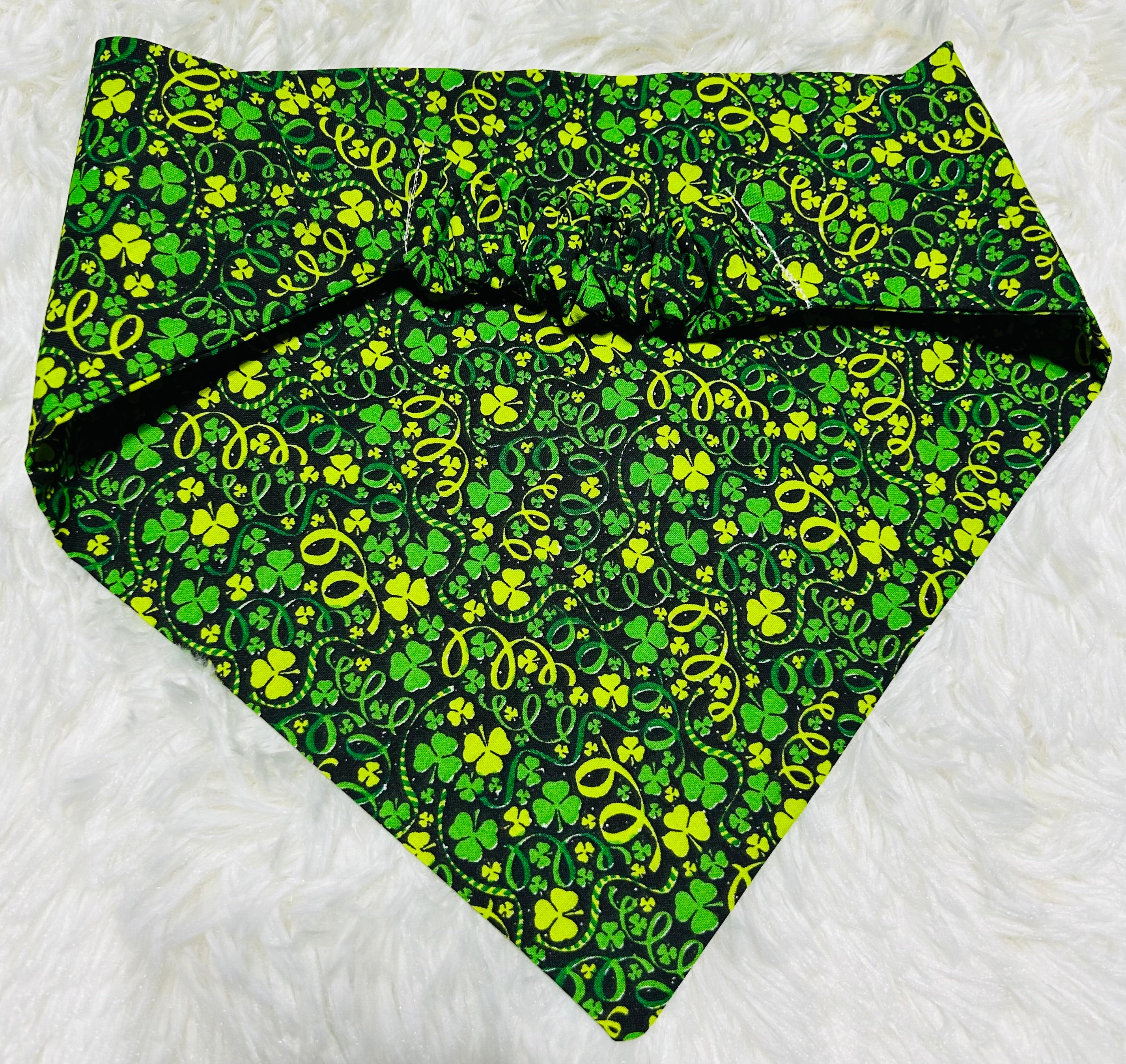 Shamrock Celebration Scrunchie Pet Bandana