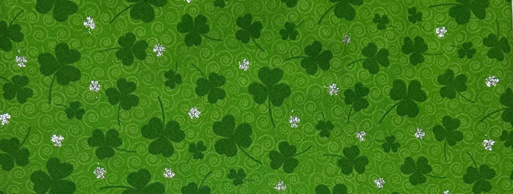 Shamrock with Sparkles Scrunchie Pet Bandana