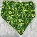 Watercolor Shamrocks Scrunchie Pet Bandana