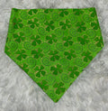 Shamrocks with Gold Scrunchie Pet Bandana