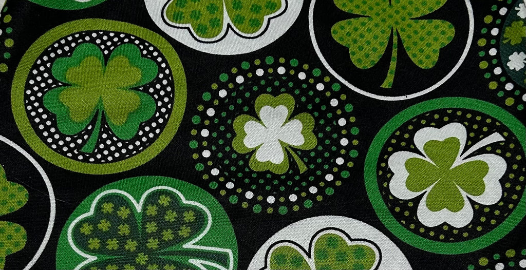 Shamrocks in Circles Pet Bandana
