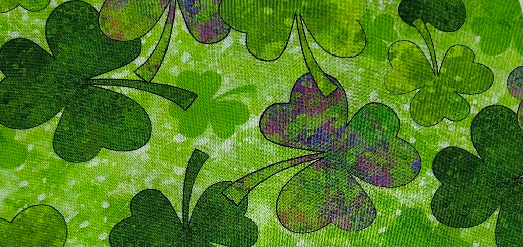 Tie Dye Shamrocks Scrunchie Pet Bandana