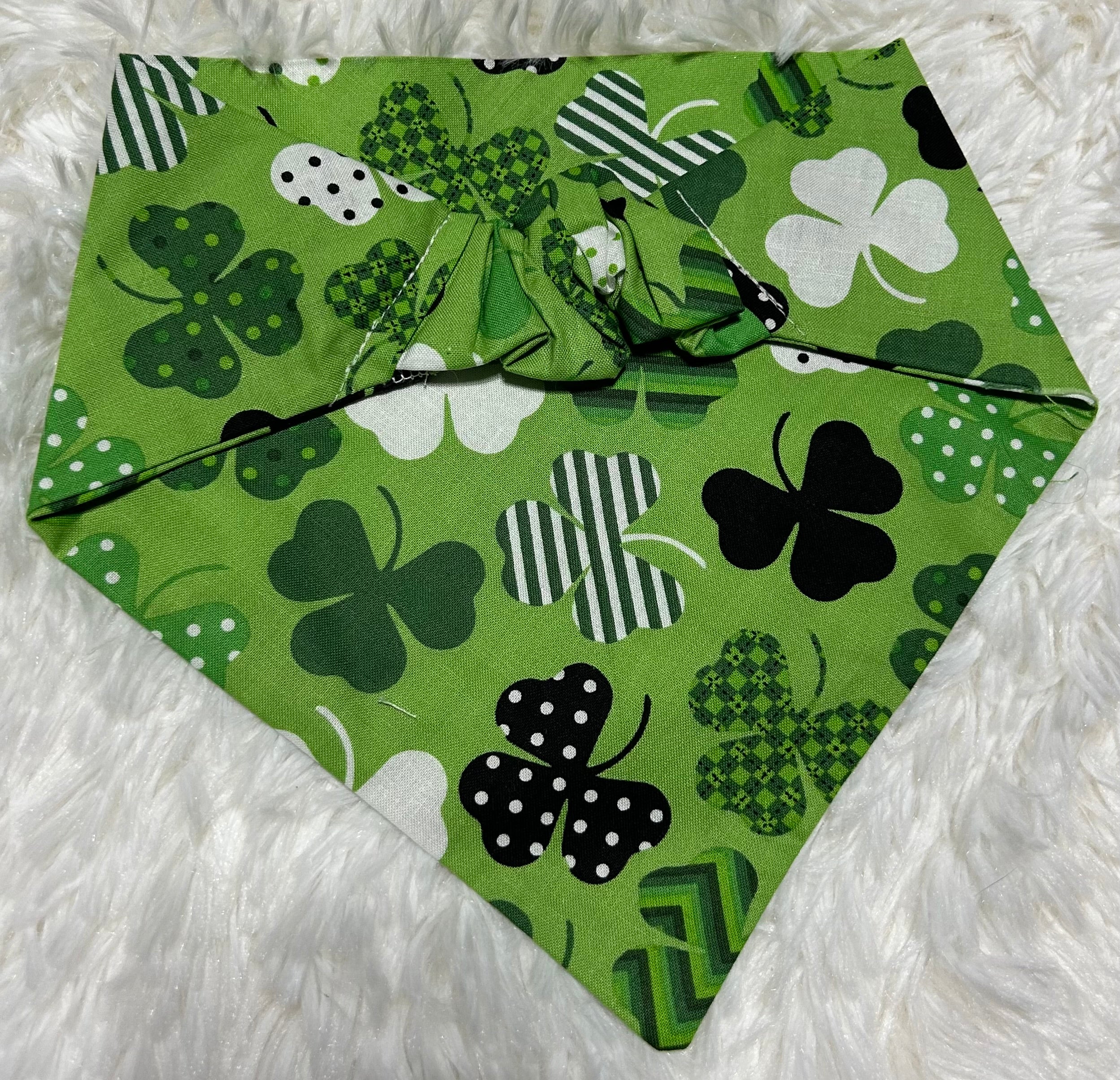 Shamrock Variety Scrunchie Pet Bandana