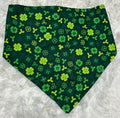 Green Clovers Scrunchie Pet Bandana