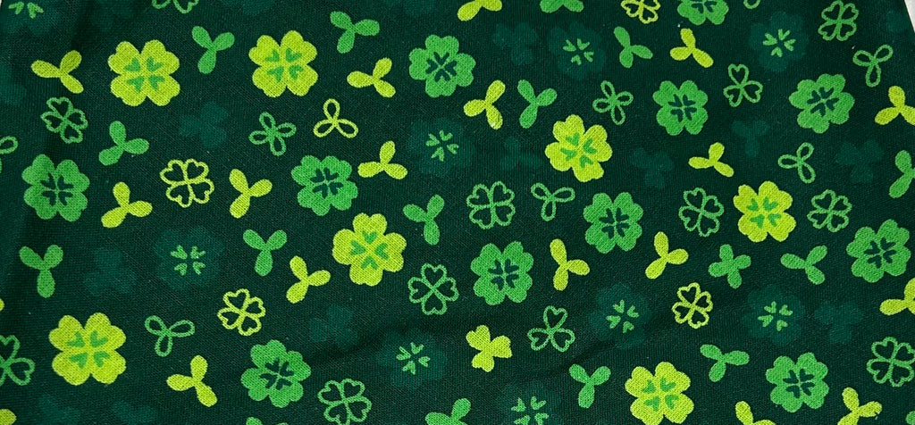 Green Clovers Scrunchie Pet Bandana