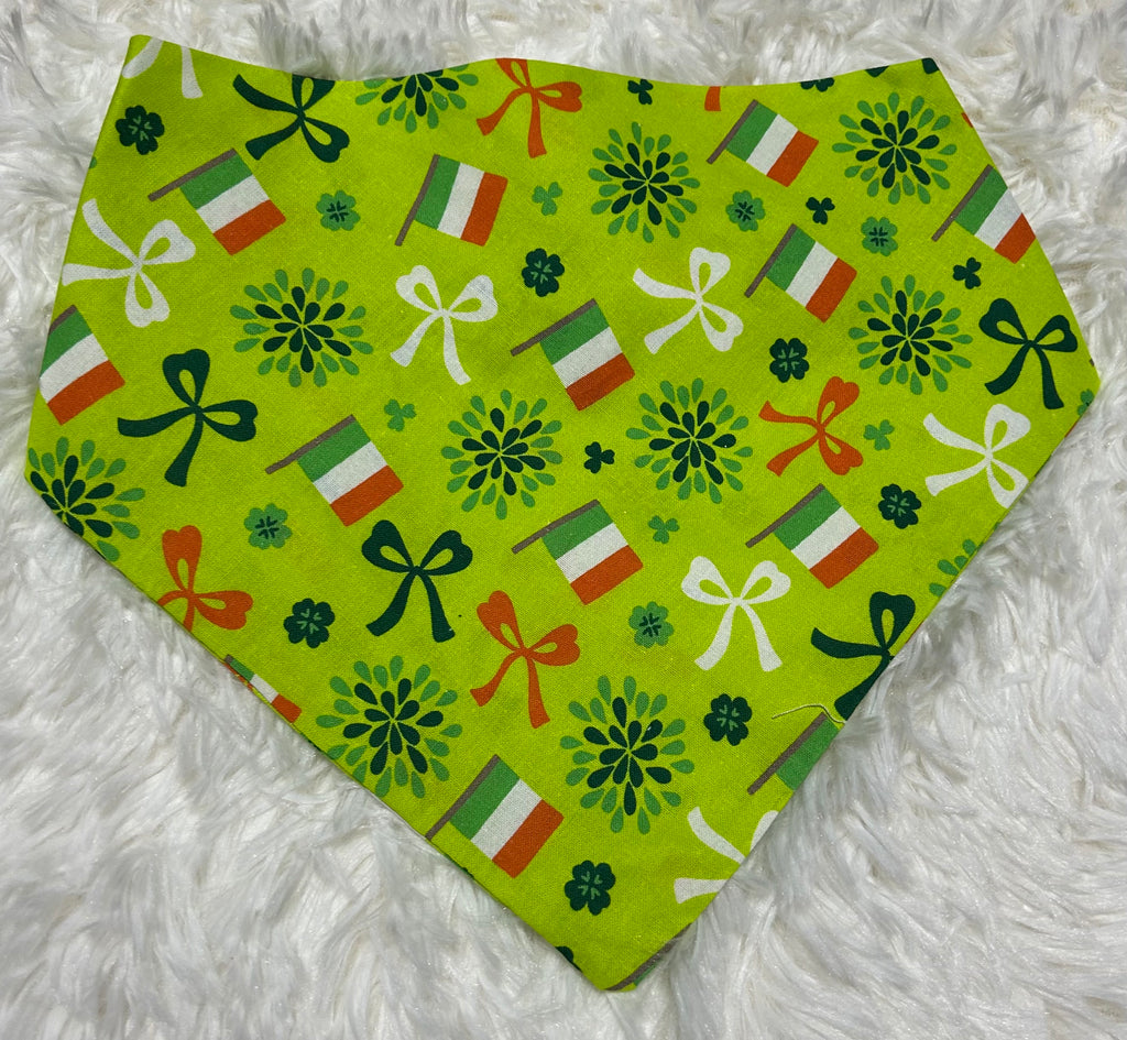 Irish Flag Scrunchie Pet Bandana