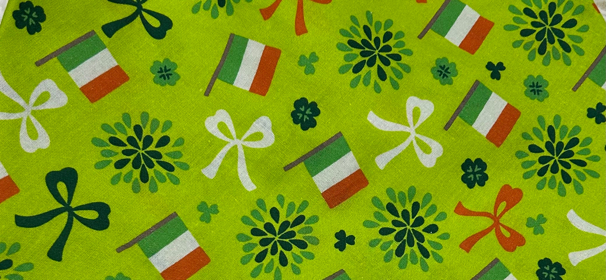 Irish Flag Scrunchie Pet Bandana
