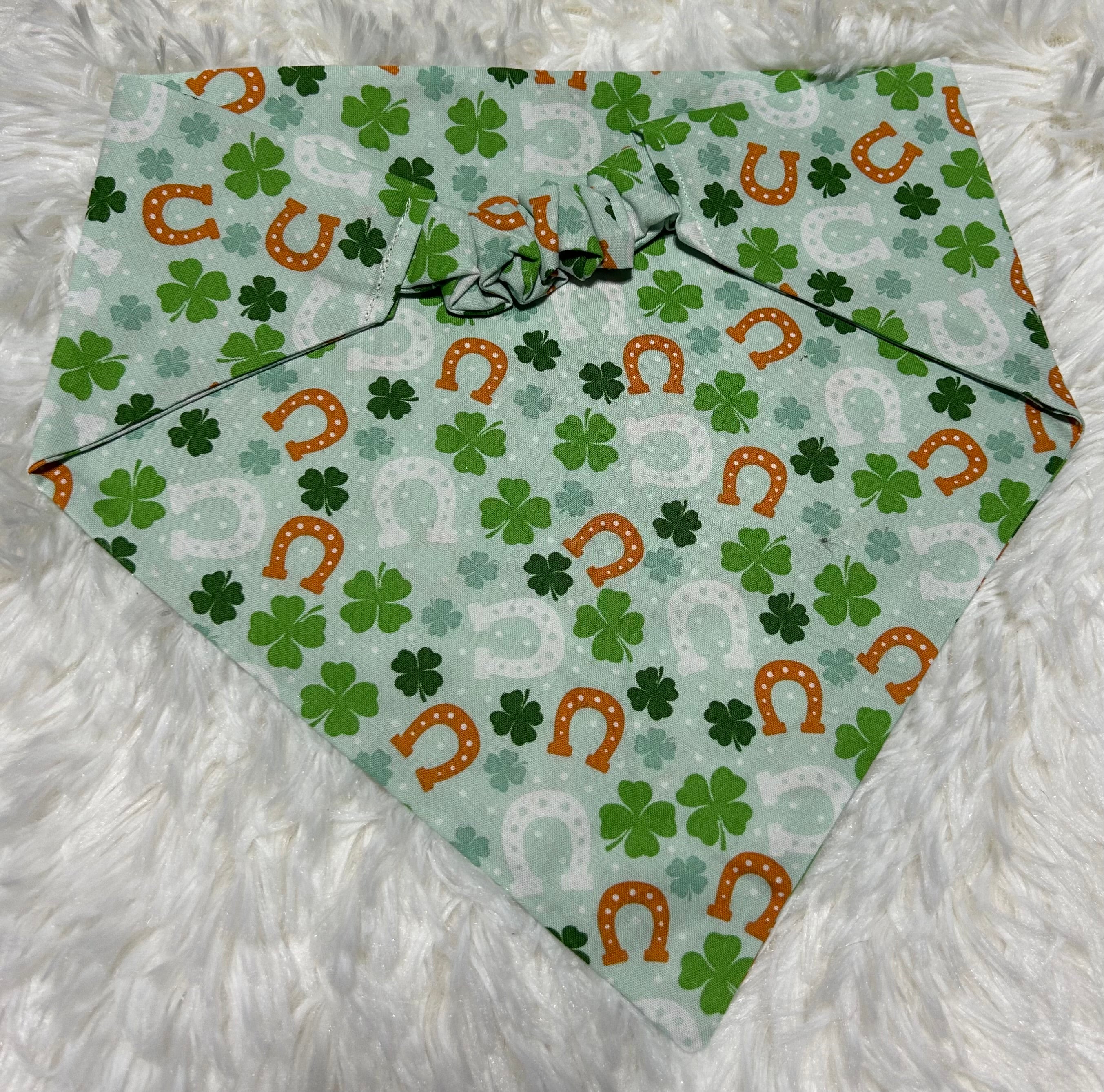 Luck O the Irish Scrunchie Pet Bandana