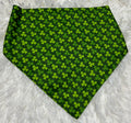 Shamrocks on Green Scrunchie Pet Bandana