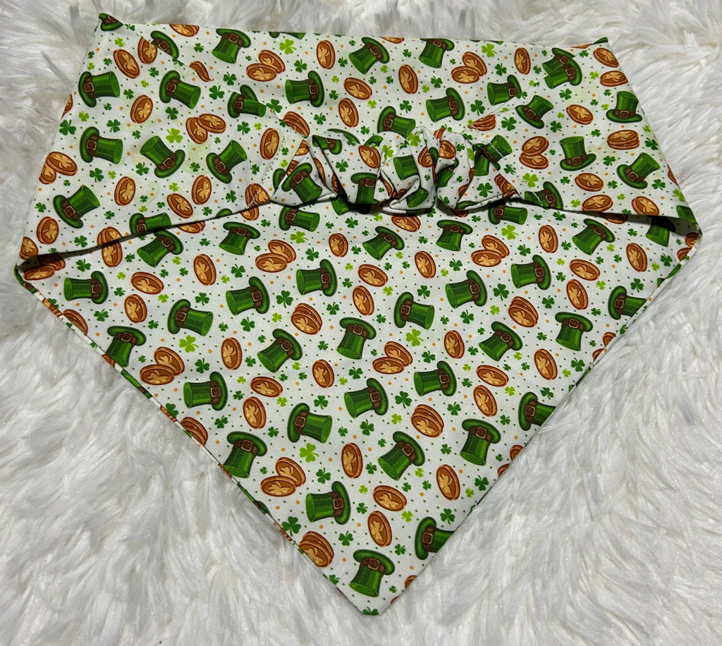 Leprechaun's Hats Scrunchie Pet Bandana