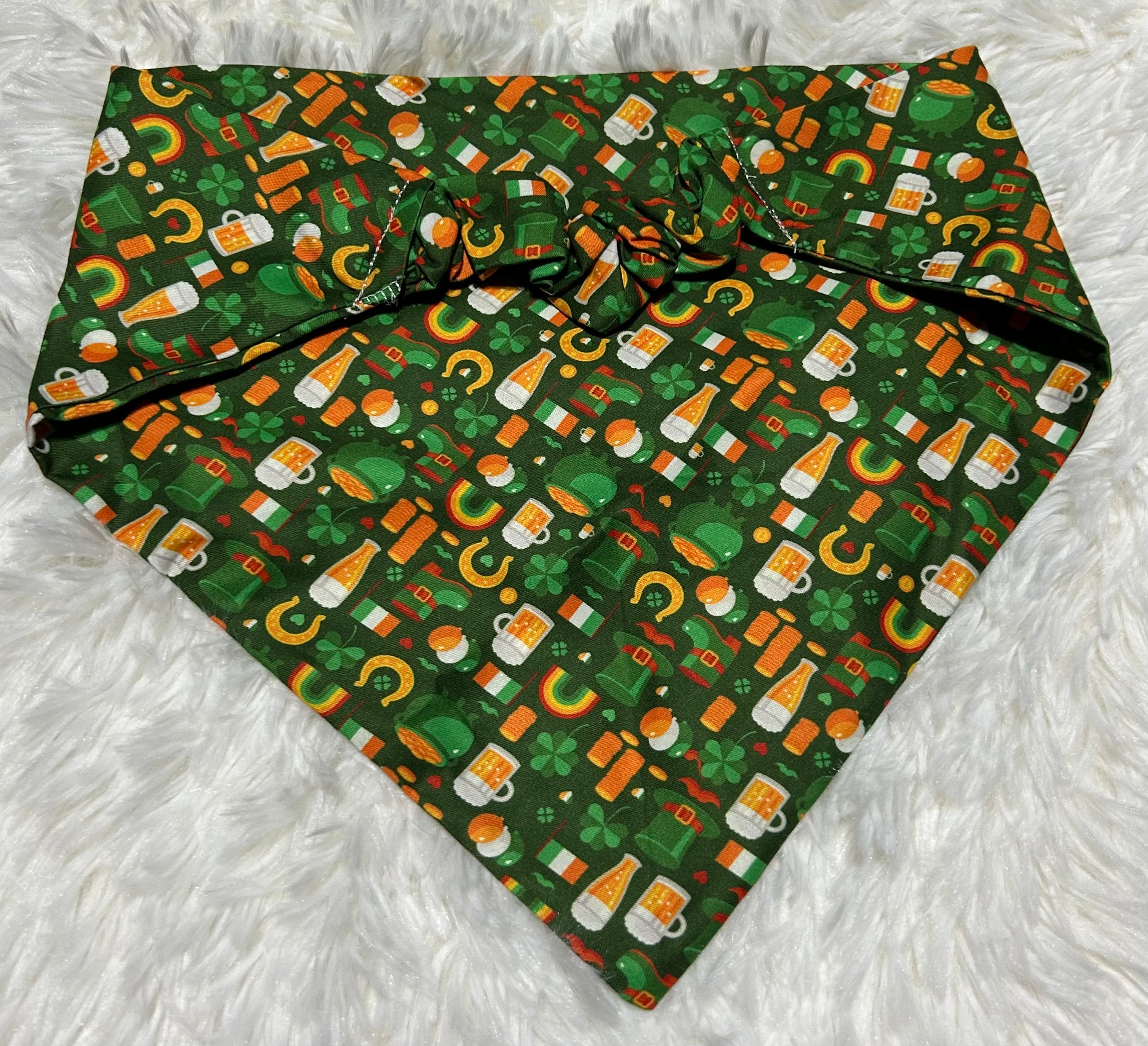 Irish Doodles Scrunchie Pet Bandana