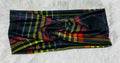 Rainbow Black Plaid Headband