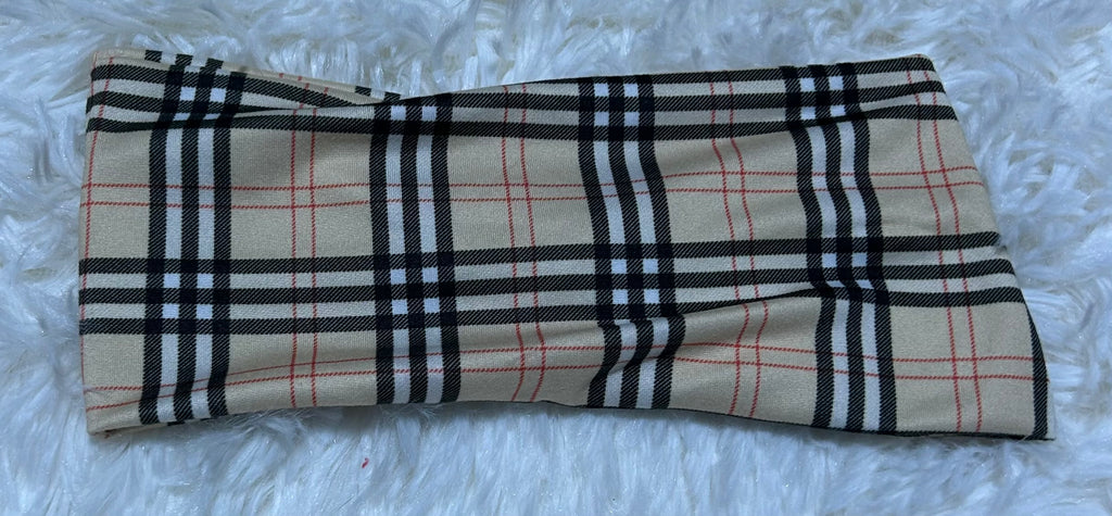 Burberry Plaid Headband