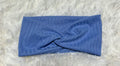 Sky Blue 8x2 Rib Headband