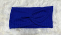 Dark Periwinkle Blue 8x2 Rib Headband