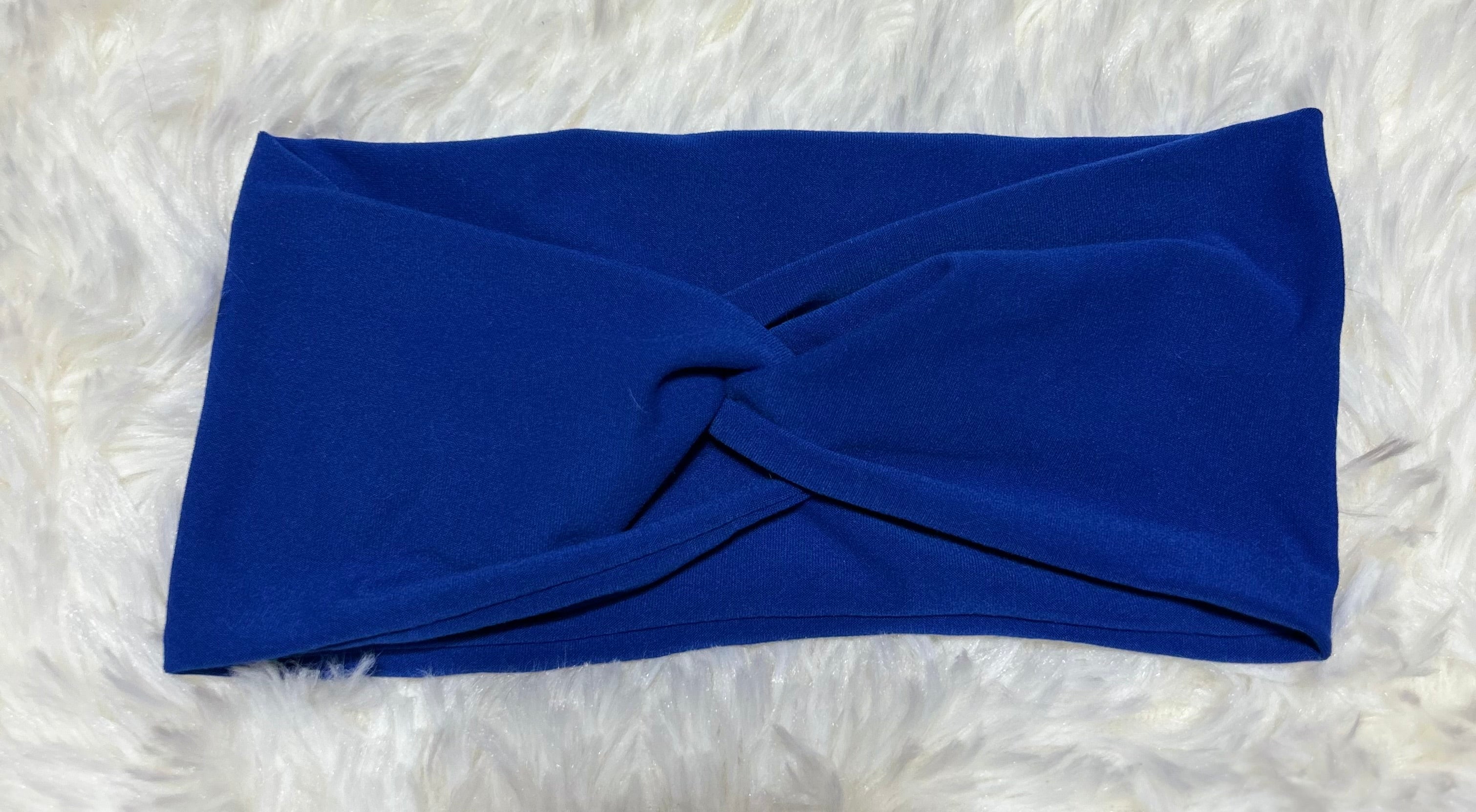 Dark Periwinkle Blue Headband