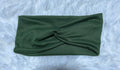 Olive Green 4x2 Rib Headband