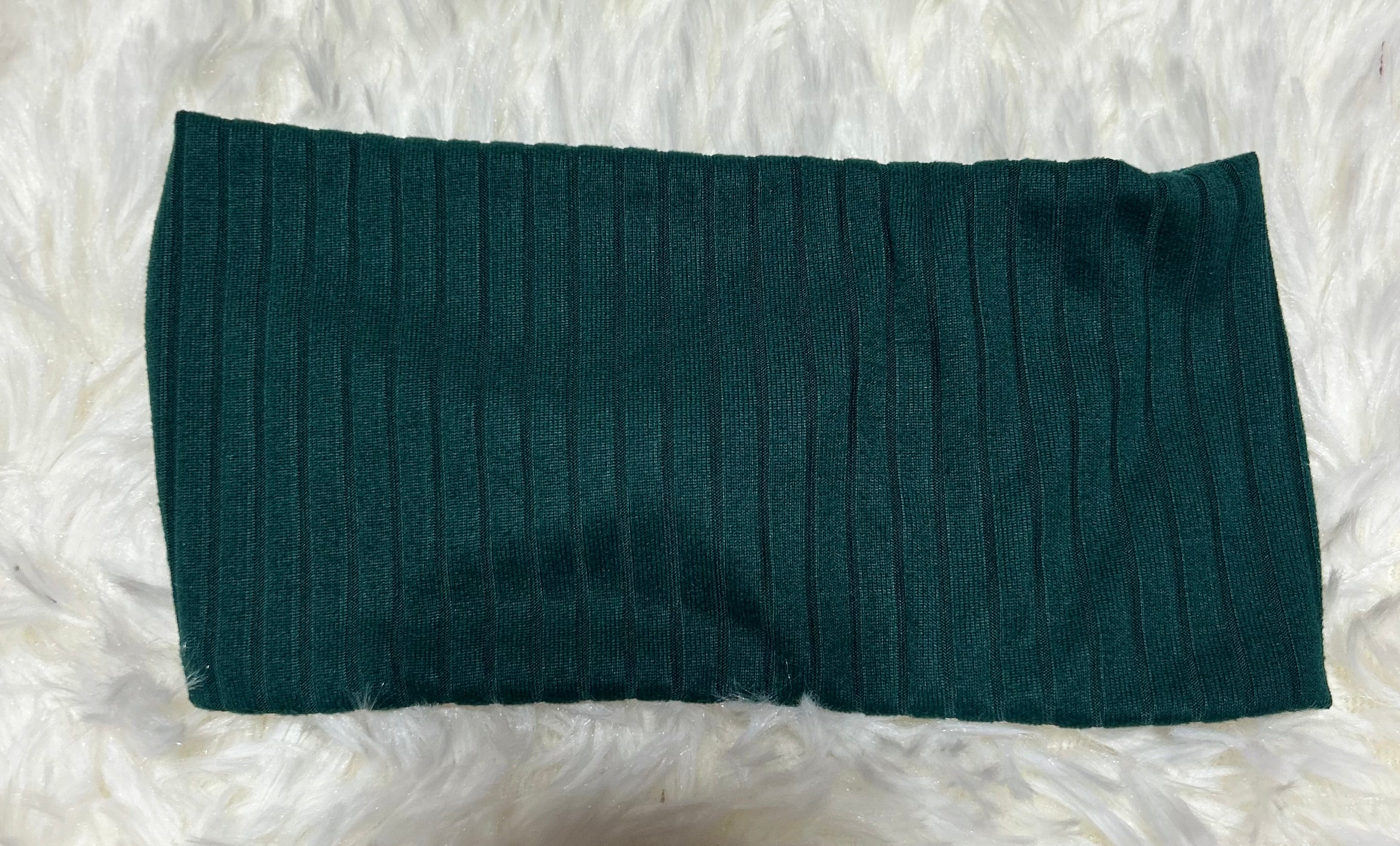 Dark Seafoam Green 8x2 Rib Headband