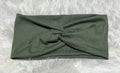 Olive Sage Green 4x2 Rib Headband