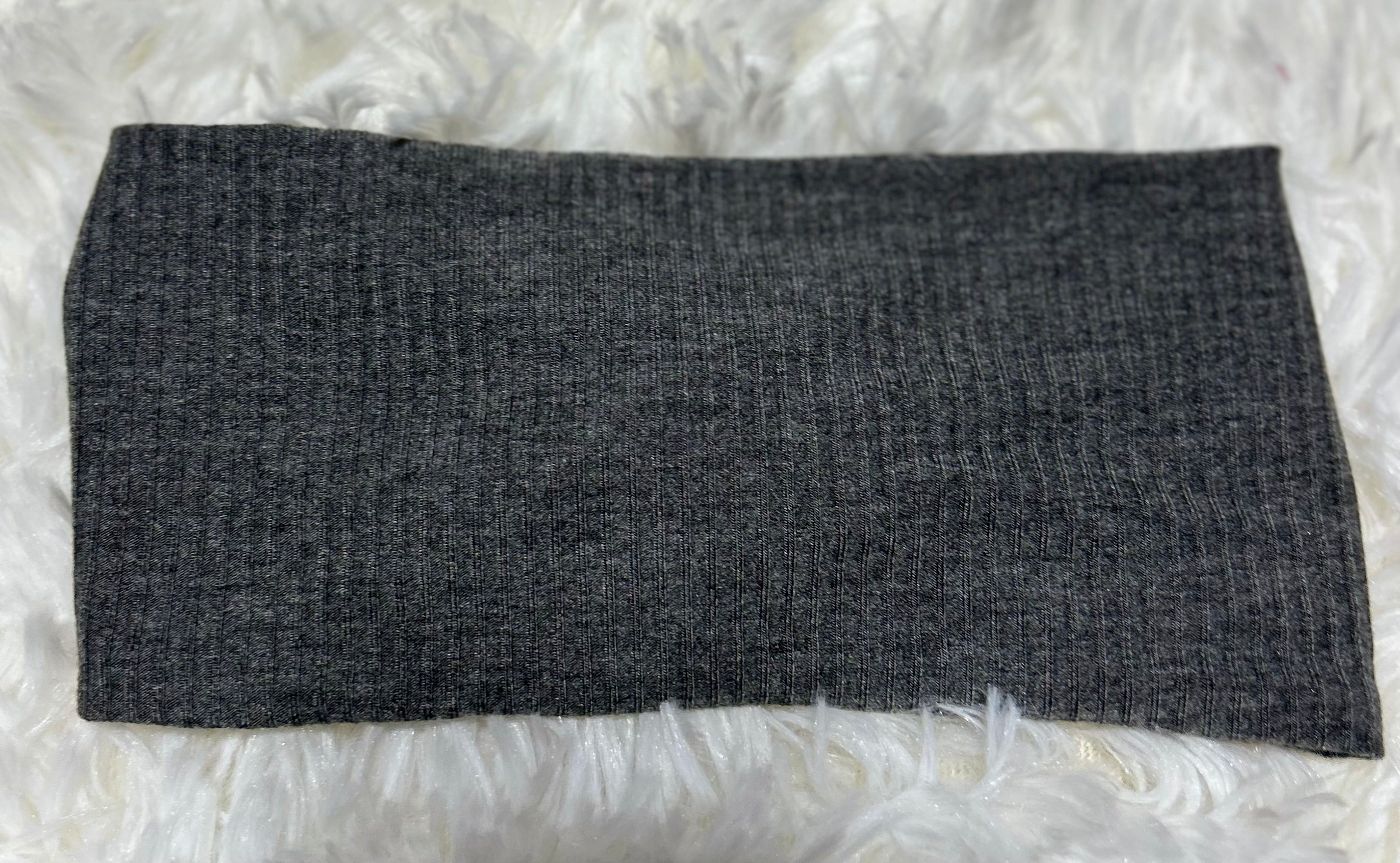 Smoky Grey 4x2 Rib Headband