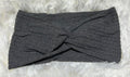 Smoky Grey 8x2 Rib Headband