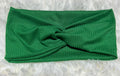 Green 4x2 Rib Headband