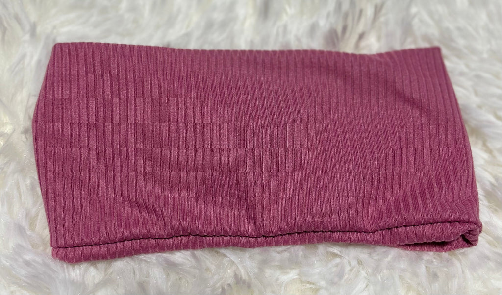 Sherbet Pink 4x2 Rib Headband