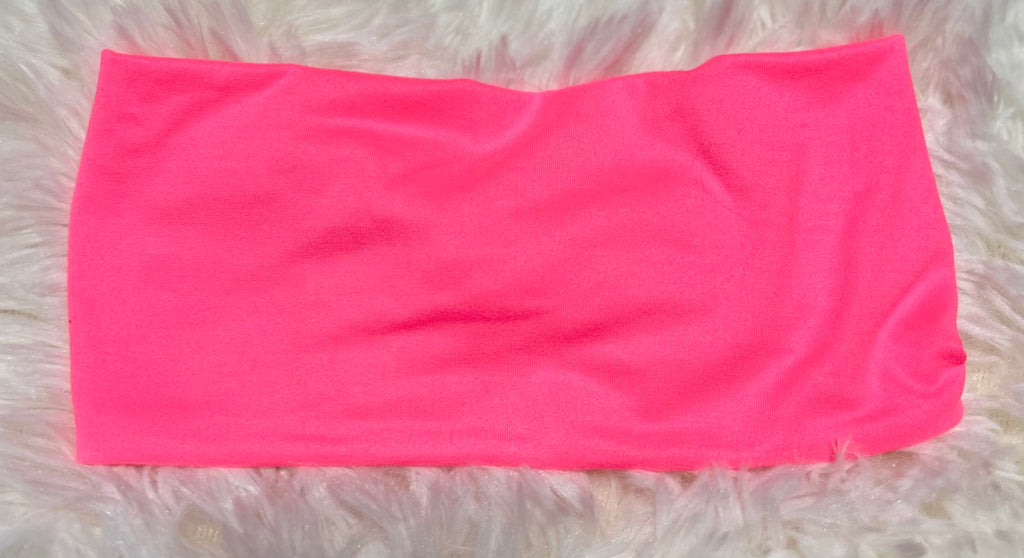 Florescent Pink Headband