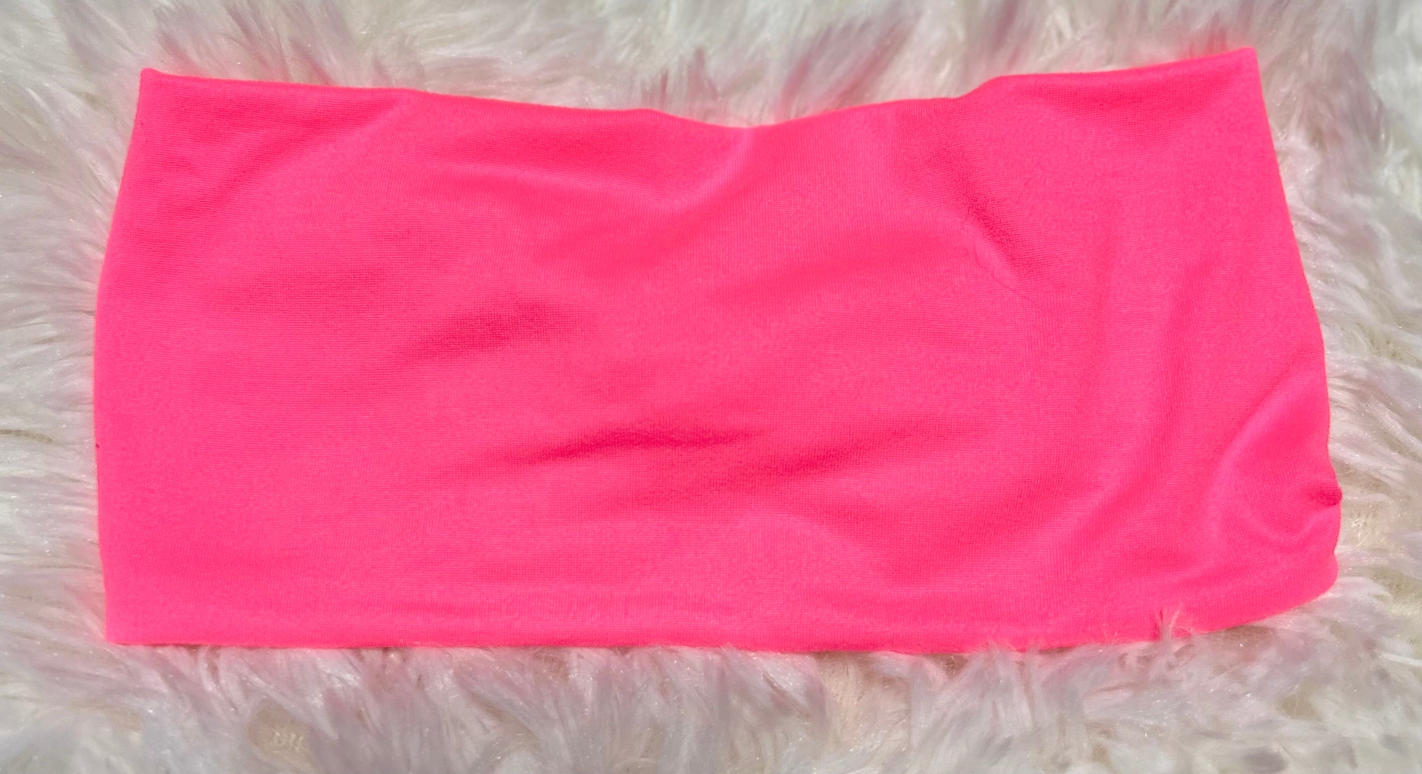 Florescent Pink Headband