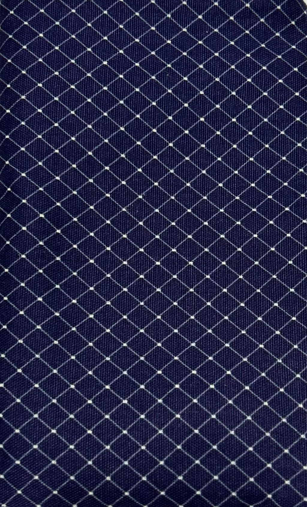 Navy Geometric Book Sleeve