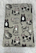 Cats on Grey Book Sleeve