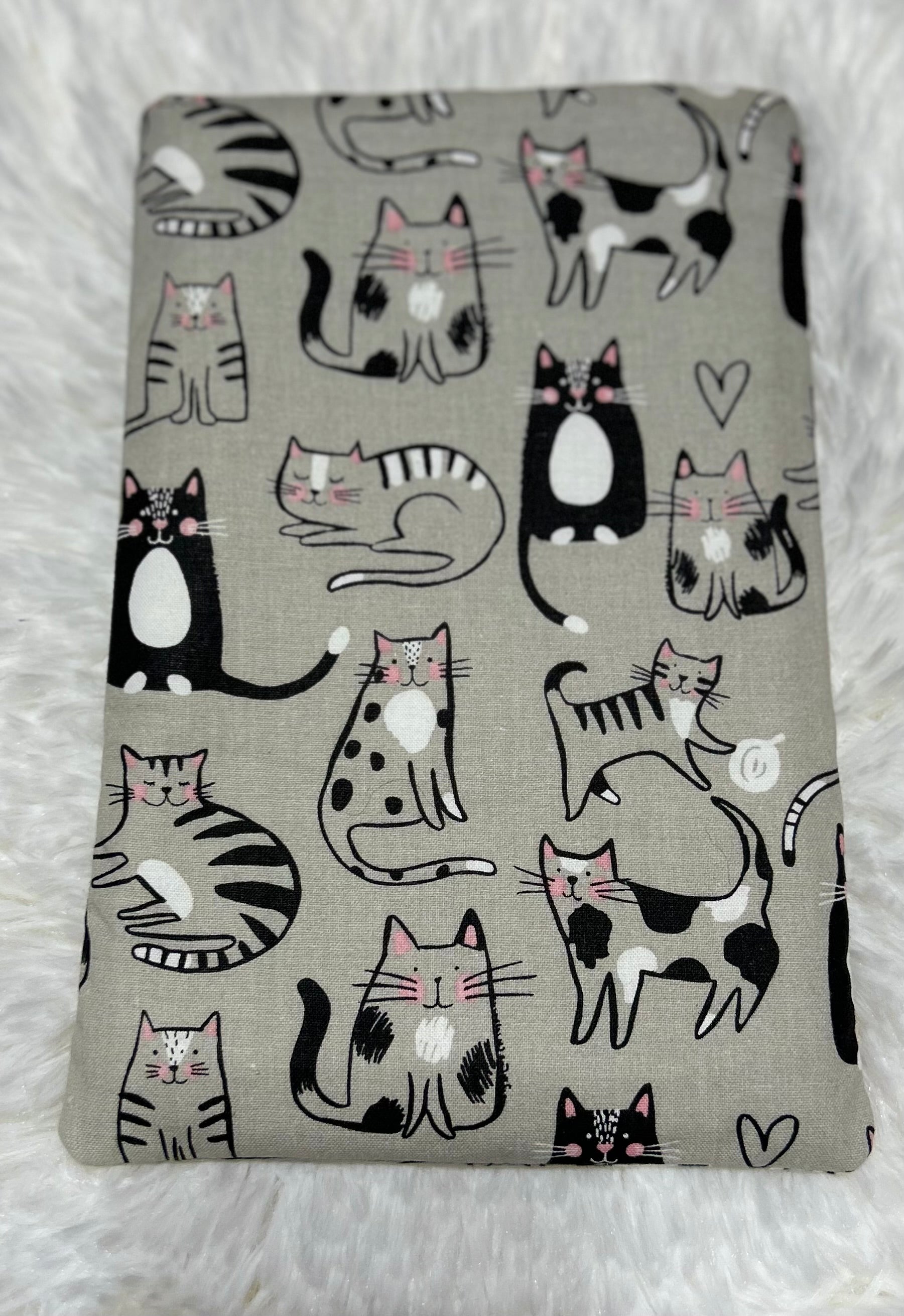 Cats on Grey Book Sleeve