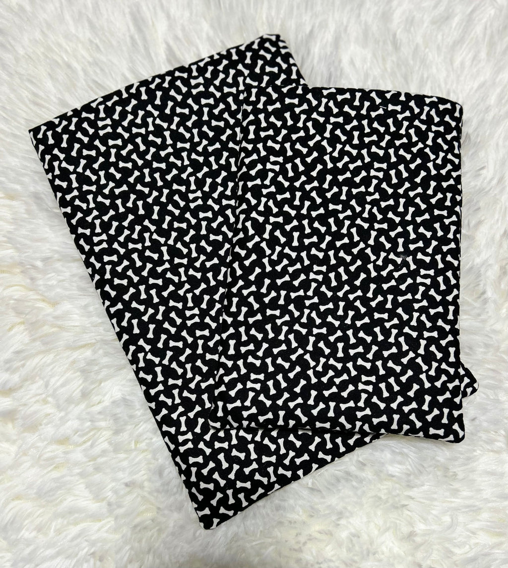 Bones on Black Book Sleeve