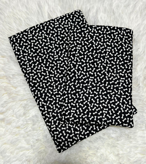 Bones on Black Book Sleeve