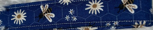 Blue Bee Wristlet