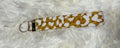 Mustard Cheetah Wristlet
