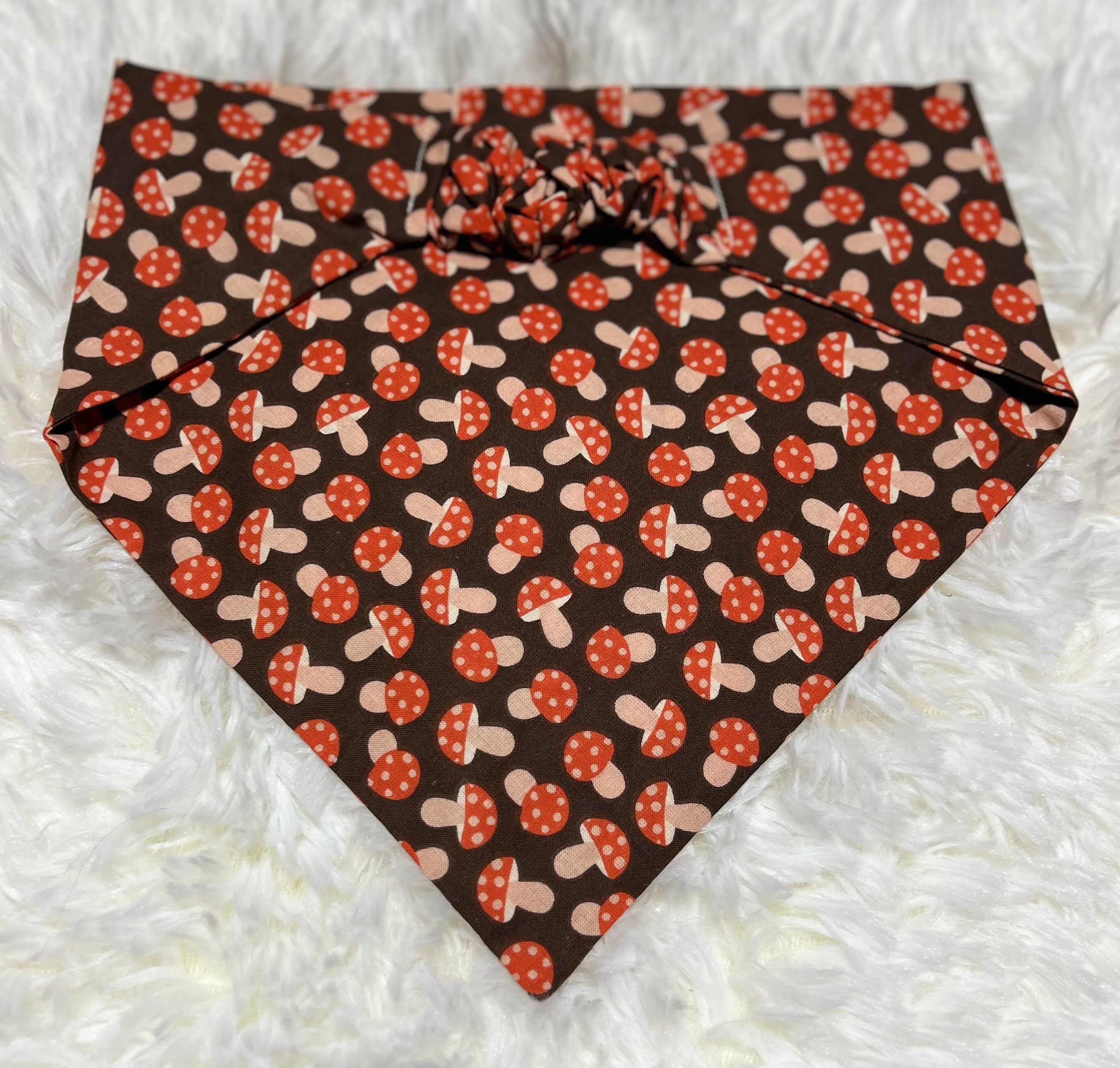 Mushrooms Scrunchie Pet Bandana