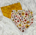 Nature/Yellow Reversible Scrunchie Pet Bandana