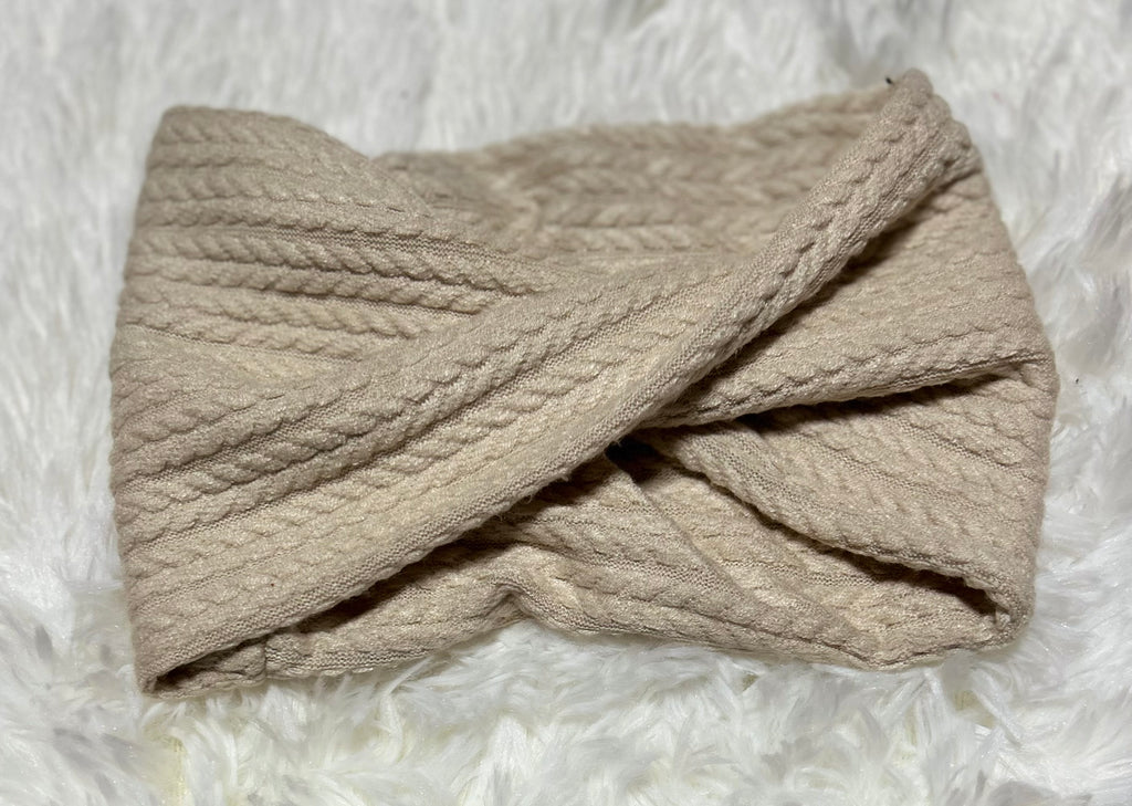 Ivory Cable Dickey Pet Scarf