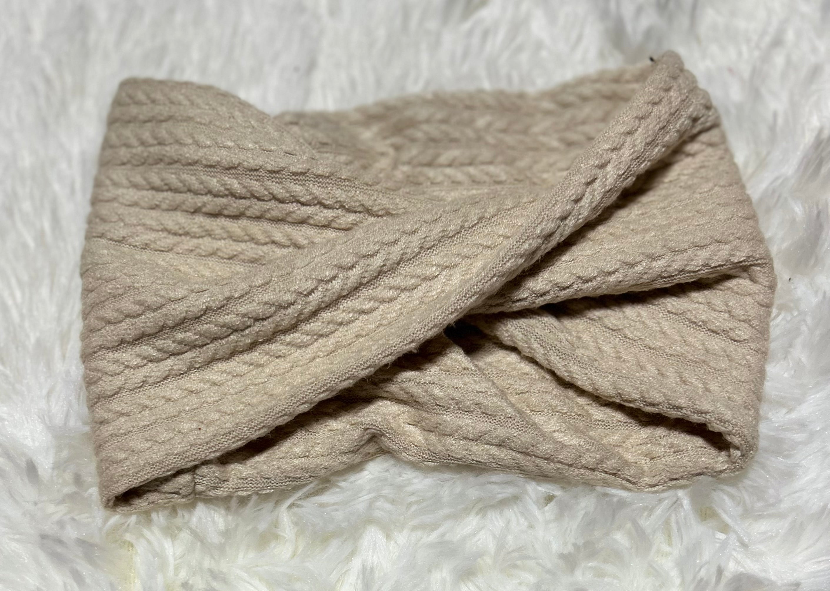 Ivory Cable Dickey Pet Scarf
